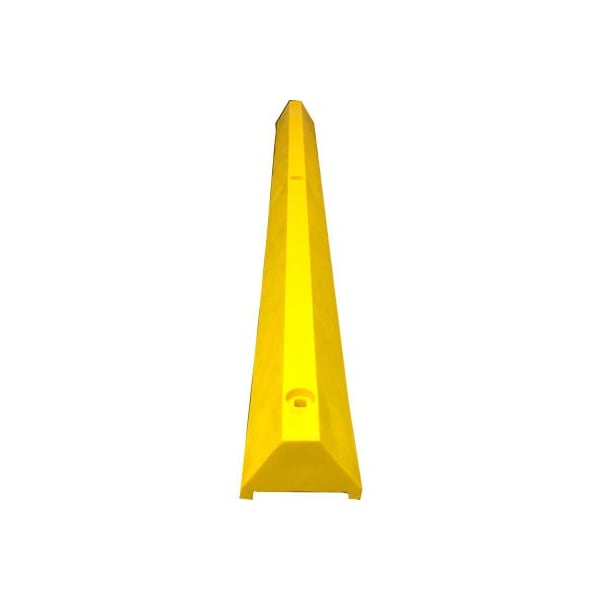 Ultra Parking Block w/Hardware, 4 in Height, 6 ft Length, Yellow